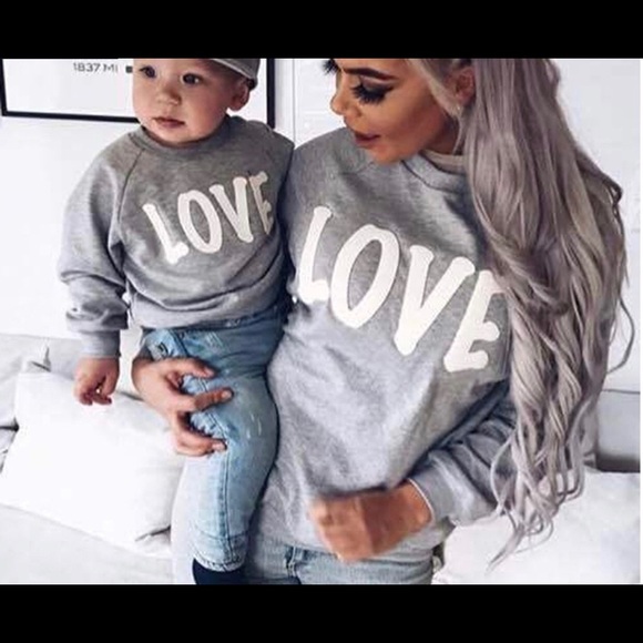 Other - Kids love sweatshirt(mom sold separate)